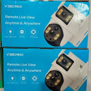 Surveillance Camera V380 Max 4G Dual Lens Solar PTZ Mini Outdoor Camera With Auto Tracking